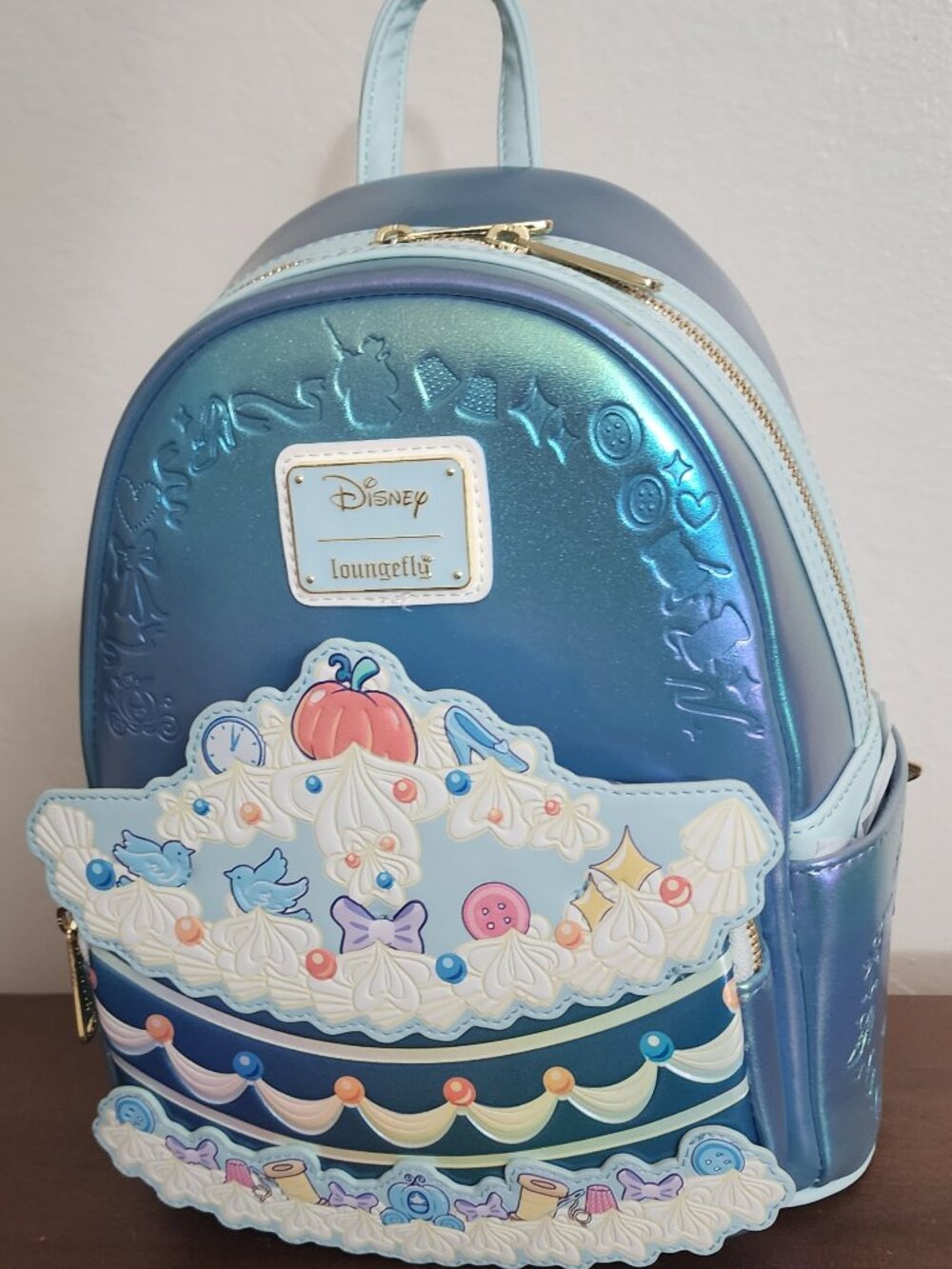 Loungefly Disney Cinderella  Cake Mini Backpack Metallic